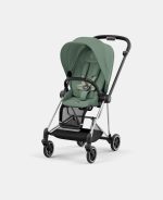 Carucior 2 in 1 : Cadru Carucior pentru Copii Mios Chrome Black + Parte Sport Carucior MIOS Leaf Green + Scoică Auto pentru Copii Cloud T i-Size Plus Leaf Green Cybex Platinum - imagine 3