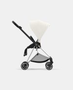 Carucior 2 in 1 : Cadru Carucior pentru Copii Mios Chrome Black + Parte Sport Carucior MIOS Off White + Scoică Auto pentru Copii Cloud T i-Size Plus Platinum White Cybex Platinum - imagine 4