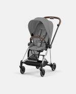 Carucior Sport Mios: Cadru Carucior pentru Copii Mios Chrome Brown + Parte Sport Carucior MIOS Mirage Grey Cybex Platinum - imagine 2