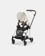 Carucior 2 in 1 : Cadru Carucior pentru Copii Mios Chrome Brown + Parte Sport Carucior MIOS Off White + Scoică Auto pentru Copii Cloud T i-Size Plus Platinum White Cybex Platinum - imagine 3