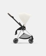 Carucior 2 in 1 : Cadru Carucior pentru Copii Mios Chrome Brown + Parte Sport Carucior MIOS Off White + Scoică Auto pentru Copii Cloud T i-Size Plus Platinum White Cybex Platinum - imagine 4