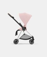 Carucior Sport Mios: Cadru Carucior pentru Copii Mios Chrome Brown + Parte Sport Carucior MIOS Peach Pink Cybex Platinum - imagine 3