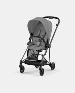 Carucior 2 in 1 : Cadru Carucior pentru Copii Mios Matt Black + Parte Sport Carucior MIOS Mirage Grey + Scoică Auto pentru Copii Cloud T i-Size Comfort Mirage Grey Cybex Platinum - imagine 3