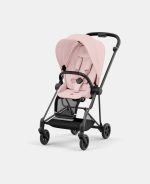 Carucior 2 in 1 : Cadru Carucior pentru Copii Mios Matt Black + Parte Sport Carucior MIOS Peach Pink + Scoică Auto pentru Copii Cloud T i-Size Plus Peach Pink Cybex Platinum - imagine 3