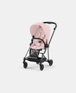 Carucior Sport Mios: Cadru Carucior pentru Copii Mios Matt Black + Parte Sport Carucior MIOS Peach Pink Cybex Platinum