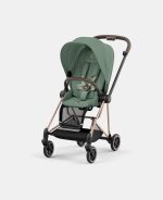 Carucior 2 in 1 : Cadru Carucior pentru Copii Mios Rosegold + Parte Sport Carucior MIOS Leaf Green + Scoică Auto pentru Copii Cloud T i-Size Plus Leaf Green Cybex Platinum - imagine 3