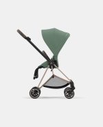 Carucior 2 in 1 : Cadru Carucior pentru Copii Mios Rosegold + Parte Sport Carucior MIOS Leaf Green + Scoică Auto pentru Copii Cloud T i-Size Plus Leaf Green Cybex Platinum - imagine 4