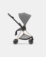 Carucior 2 in 1 : Cadru Carucior pentru Copii Mios Rosegold + Parte Sport Carucior MIOS Mirage Grey + Scoică Auto pentru Copii Cloud T i-Size Comfort Mirage Grey Cybex Platinum - imagine 4