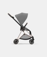 Carucior 2 in 1 : Cadru Carucior pentru Copii Mios Rosegold + Parte Sport Carucior MIOS Mirage Grey + Scoică Auto pentru Copii Cloud T i-Size Comfort Mirage Grey Cybex Platinum - imagine 5