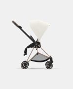Carucior 2 in 1 : Cadru Carucior pentru Copii Mios Rosegold + Parte Sport Carucior MIOS Off White + Scoică Auto pentru Copii Cloud T i-Size Plus Platinum White Cybex Platinum - imagine 4