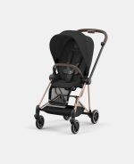 Carucior 2 in 1 : Cadru Carucior pentru Copii Mios Rosegold + Parte Sport Carucior MIOS Sepia Black + Scoică Auto pentru Copii Cloud T i-Size Comfort Sephia Black Cybex Platinum - imagine 3