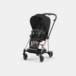 Carucior Sport Mios: Cadru Carucior pentru Copii Mios Rosegold + Parte Sport Carucior MIOS Sepia Black Cybex Platinum