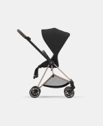 Carucior 2 in 1 : Cadru Carucior pentru Copii Mios Rosegold + Parte Sport Carucior MIOS Sepia Black + Scoică Auto pentru Copii Cloud T i-Size Comfort Sephia Black Cybex Platinum - imagine 4