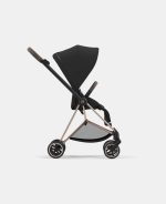 Carucior 2 in 1 : Cadru Carucior pentru Copii Mios Rosegold + Parte Sport Carucior MIOS Sepia Black + Scoică Auto pentru Copii Cloud T i-Size Comfort Sephia Black Cybex Platinum - imagine 5