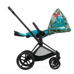 Carucior 2 in 1 Landou Priam Lux pentru căruciorul Priam Design Collaborations We The Best | mid turquoise + Cadru Carucior pentru Copii Priam Rosegold + Parte Sport Carucior Priam Design Collaborations We The Best Cybex Fashion - imagine 18