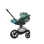 Carucior 3 in 1 Landou Priam Lux pentru căruciorul Priam Design Collaborations We The Best | mid turquoise + Cadru Carucior pentru Copii Priam Chrome Black + Scoica Auto CLOUD T I-SIZE WE THE BEST BLUE | mid turquoise + Parte Sport Carucior Priam Design Collaborations We The Best Cybex Fashion - imagine 4