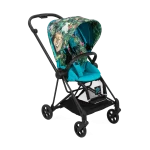 Parte Sport Carucior MIOS WE THE BEST BLUE | mid turquoise + Cadru Carucior pentru Copii Mios Matt Black Cybex Platinum - imagine 4