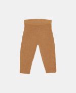 Pantaloni tricotați din mix de lână - Almond - Vintage Sunny Stripes - Little Dutch