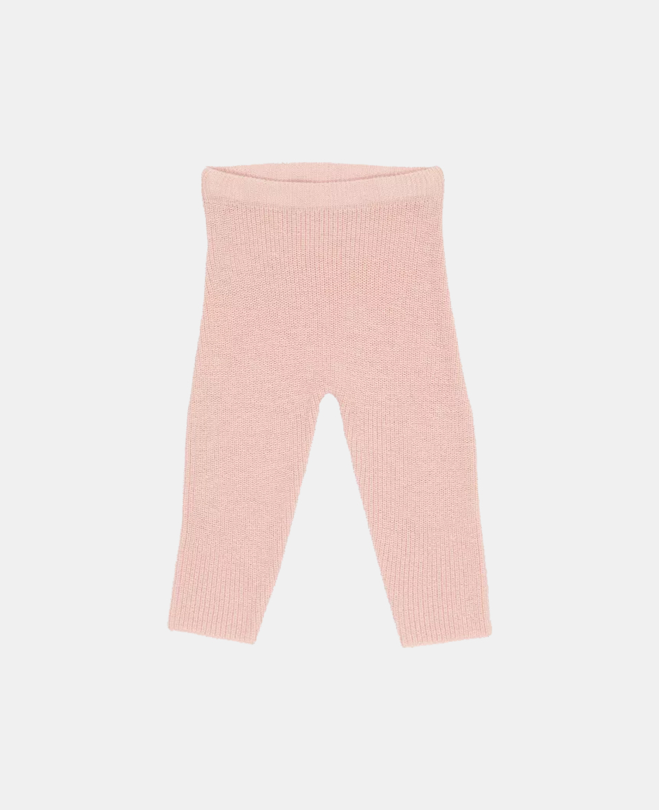 LD-CL34352106.jpg Pantaloni tricotați din mix de lână - Soft Pink - Vintage Little Flowers - Little Dutch - imagine 1