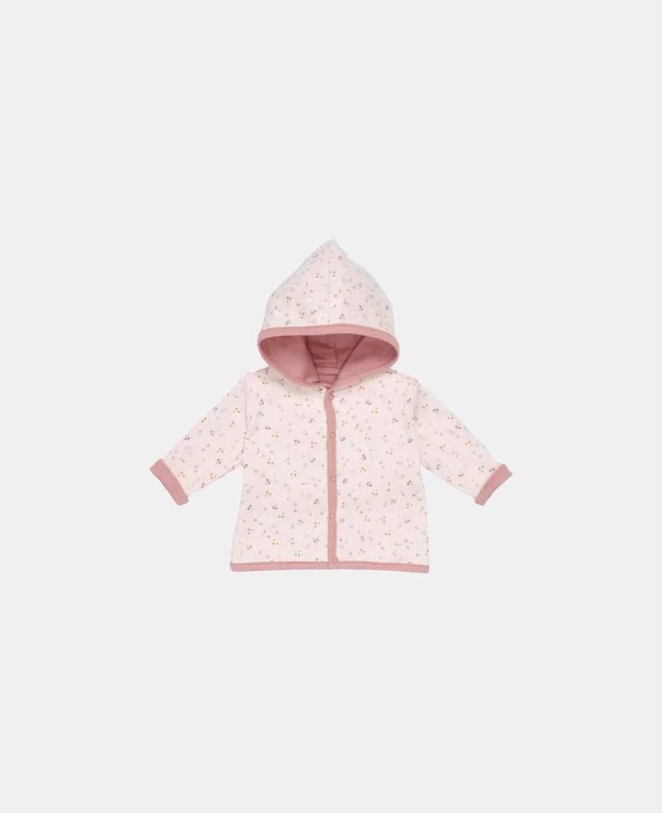 LD-CL60121555.jpg Jachetă cu 2 fețe - Little Pink Flowers/Vintage Pink - Little Dutch - Mărimea 50/56 - imagine 1