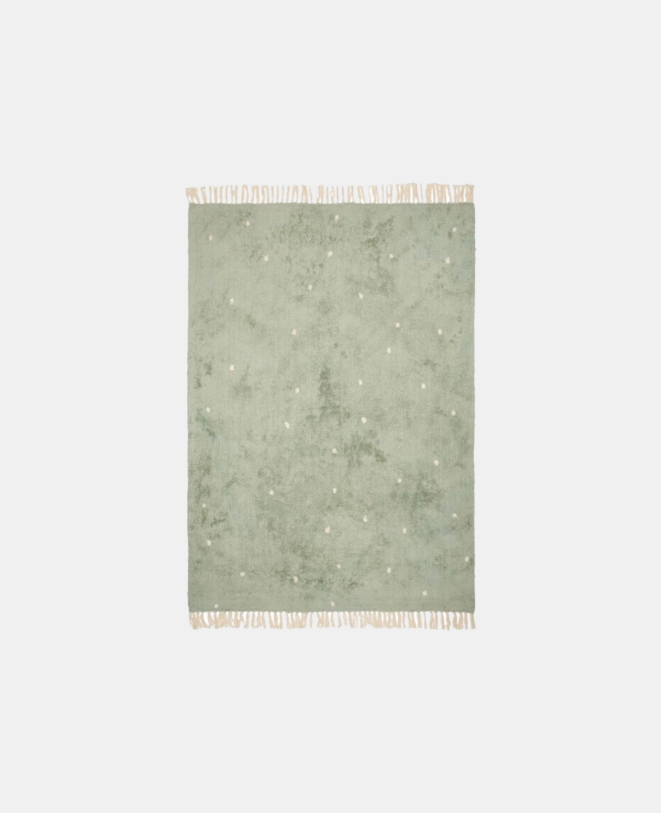 LD-RU10110110.jpg Covor pentru camera copiilor 170x120cm Dot Pure Mint Little Dutch - imagine 1