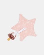 Suport pentru suzetă Steluță Wild Flowers Pink Little Dutch - imagine 2