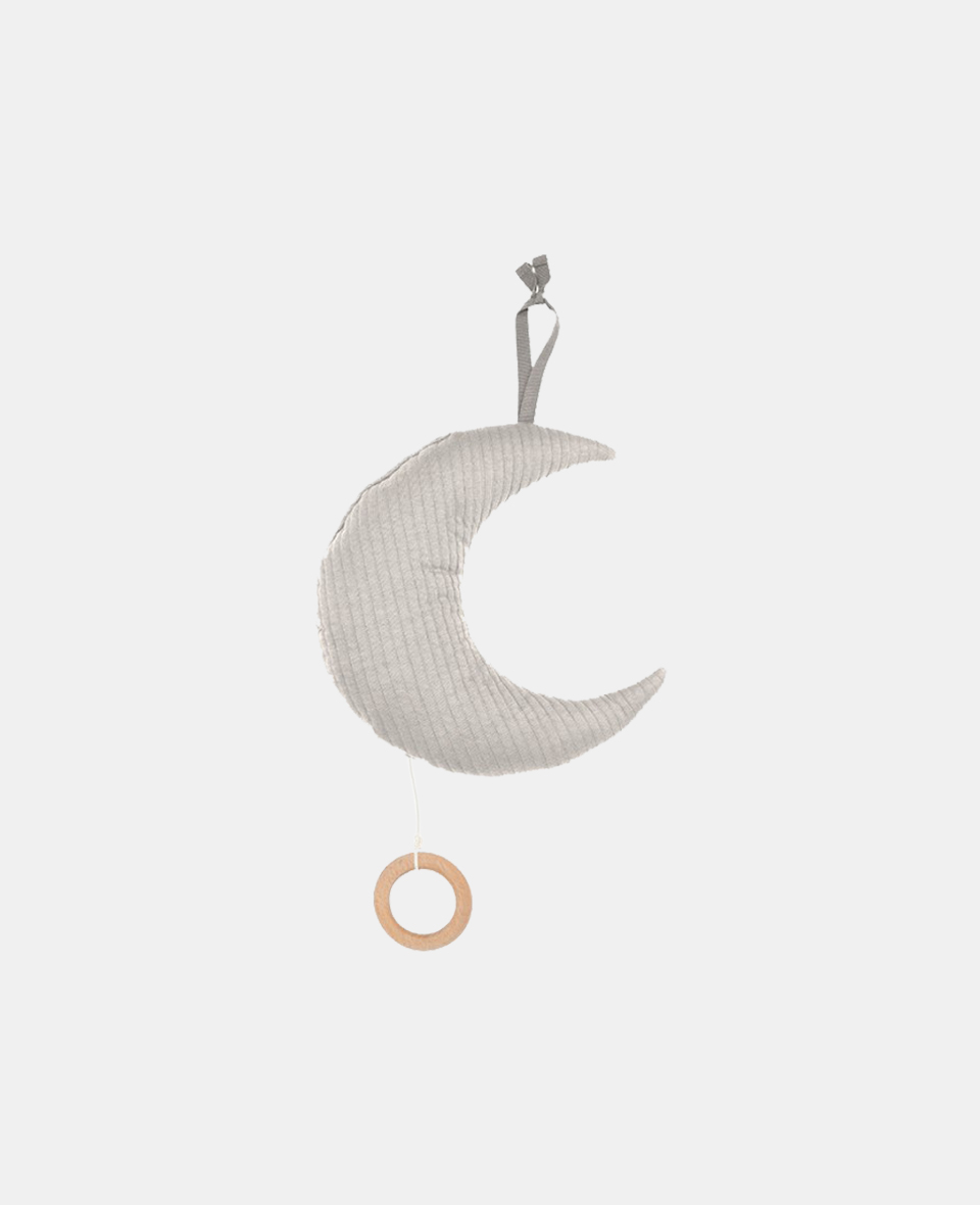 LD-TE20830130.jpg Jucărie muzicală pentru bebeluși Luna Pure Grey Little Dutch - imagine 1