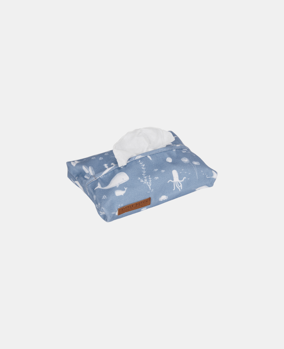 LD-TE30320640.jpg Husă pentru șervețele Ocean Blue Little Dutch - imagine 1
