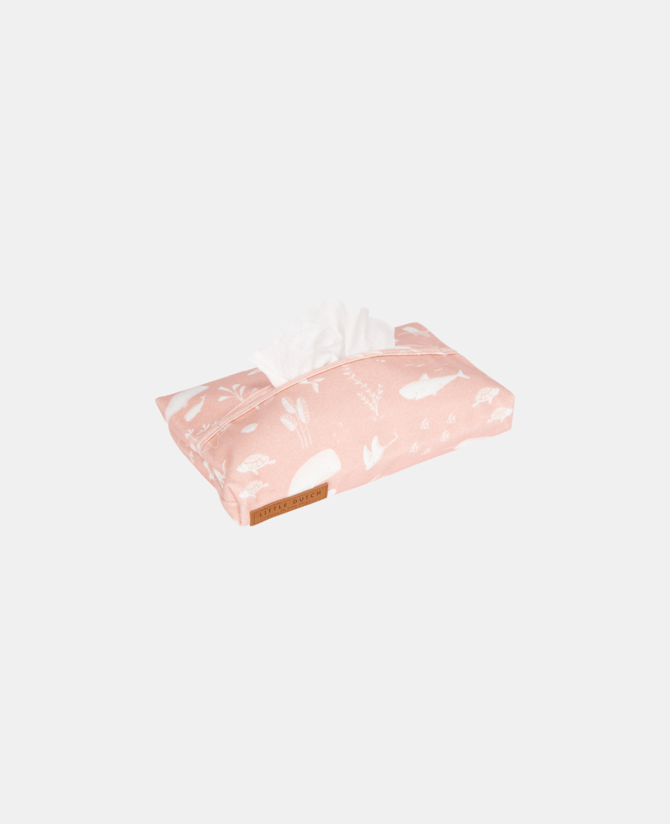 LD-TE30320650.jpg Husă pentru șervețele Ocean Pink Little Dutch - imagine 1