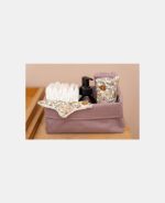 Muselină din bumbac - set 2 bucăți - Vintage Little Flowers/Pure Mauve - Little Dutch - imagine 4