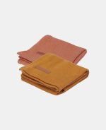 Muselină din bumbac - set 2 bucăți - Pure Rust / Pure Ochre Spice - Little Dutch - imagine 2