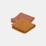 Muselină din bumbac - set 2 bucăți - Pure Rust / Pure Ochre Spice - Little Dutch