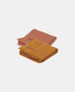 Muselină din bumbac - set 2 bucăți - Pure Rust / Pure Ochre Spice - Little Dutch