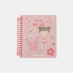 Carte cu activități pentru copii - Dress me Up - Rosa - Little Dutch