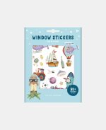 Autocolante reutilizabile pentru sticla - Jim & Friends - Little Dutch