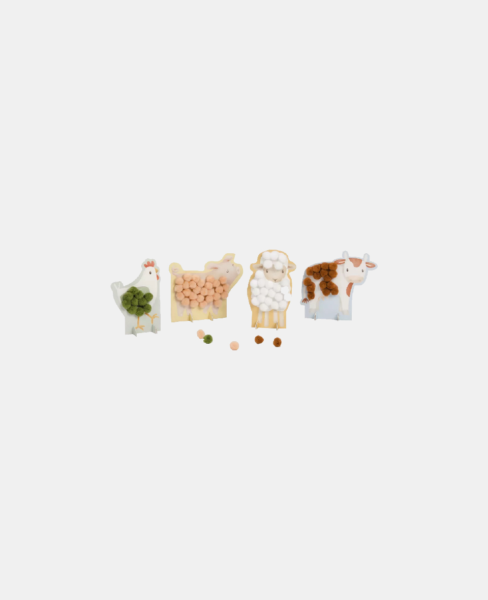 LD125667.jpg Joc creativ cu pompoane - Little Farm - Little Dutch - imagine 1