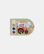 Carte pentru pictat cu acuarele incluse - Little Farm - Little Dutch