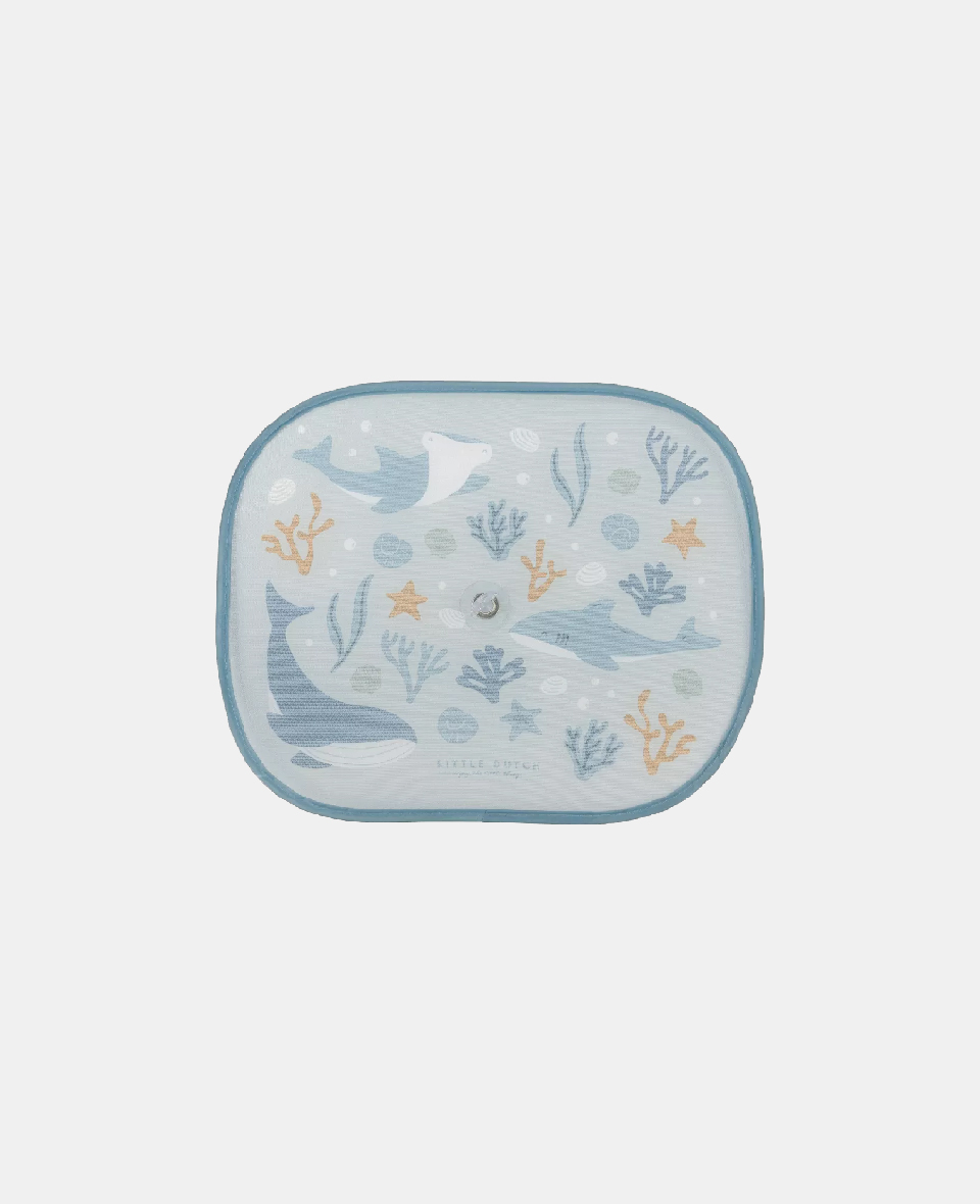 LD125872.jpg Parasolar auto pentru copii - Set 2 bucăți - Ocean Dreams Blue - Little Dutch - imagine 1