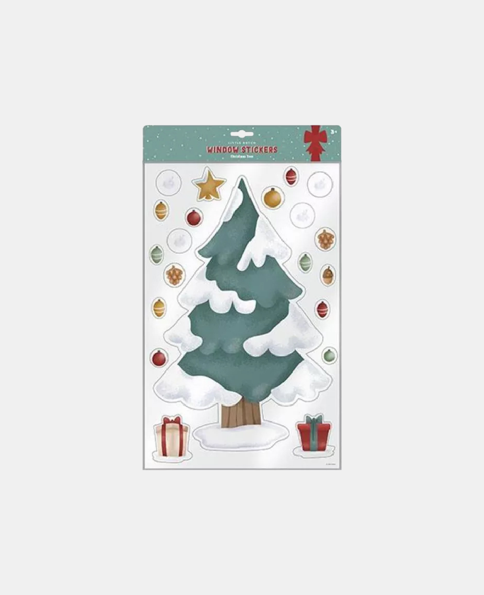LD126282.jpg Set de autocolante pentru geam cu brad de Crăciun - Little Dutch - imagine 1