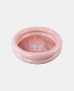 Piscină gonflabilă pentru copii Little Pink Flowers Little Dutch - imagine 3
