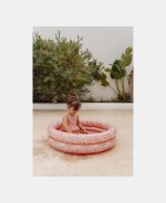 Piscină gonflabilă pentru copii - 80 cm - Ocean Dreams - Roz - Little Dutch - imagine 5