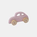 Masinuta clasica din lemn - roz - Little Dutch