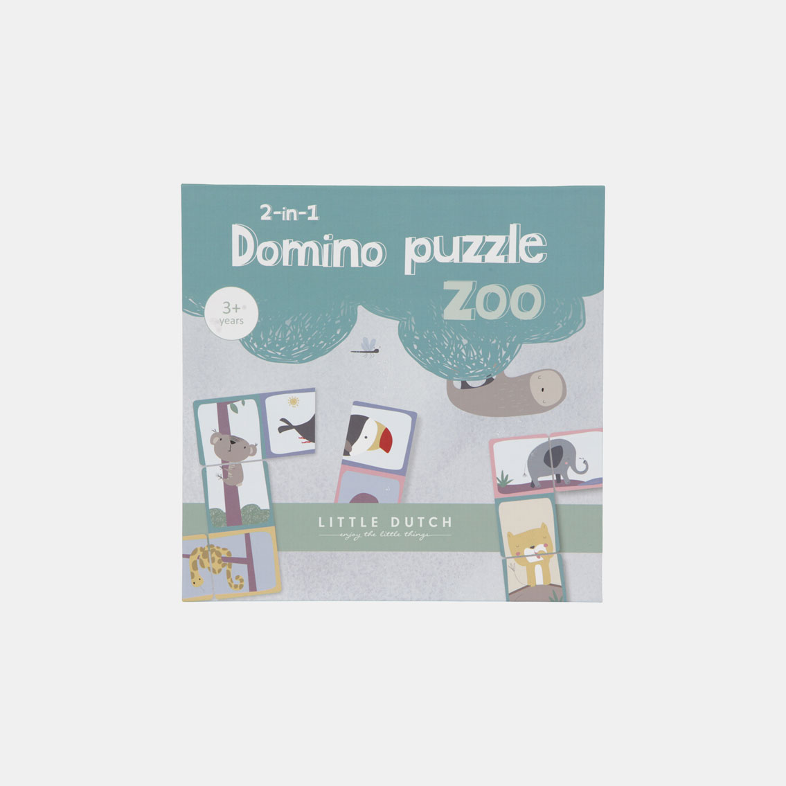 LD4449-Domino-Puzzle-Zoo-Product-2_main.jpg Joc 2 în 1 domino puzzle zoo Little Dutch - imagine 1