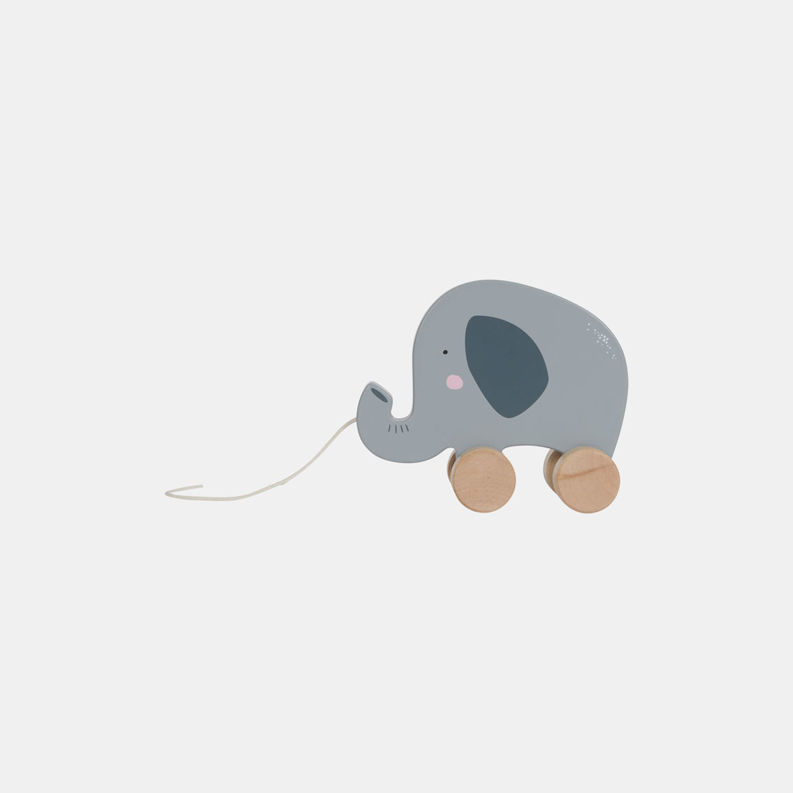 LD4450-Pull-along-Animal-Elephant-Product-1_main.jpg Jucărie din lemn cu roți și șnur pentru tras Elefant Little Dutch - imagine 1