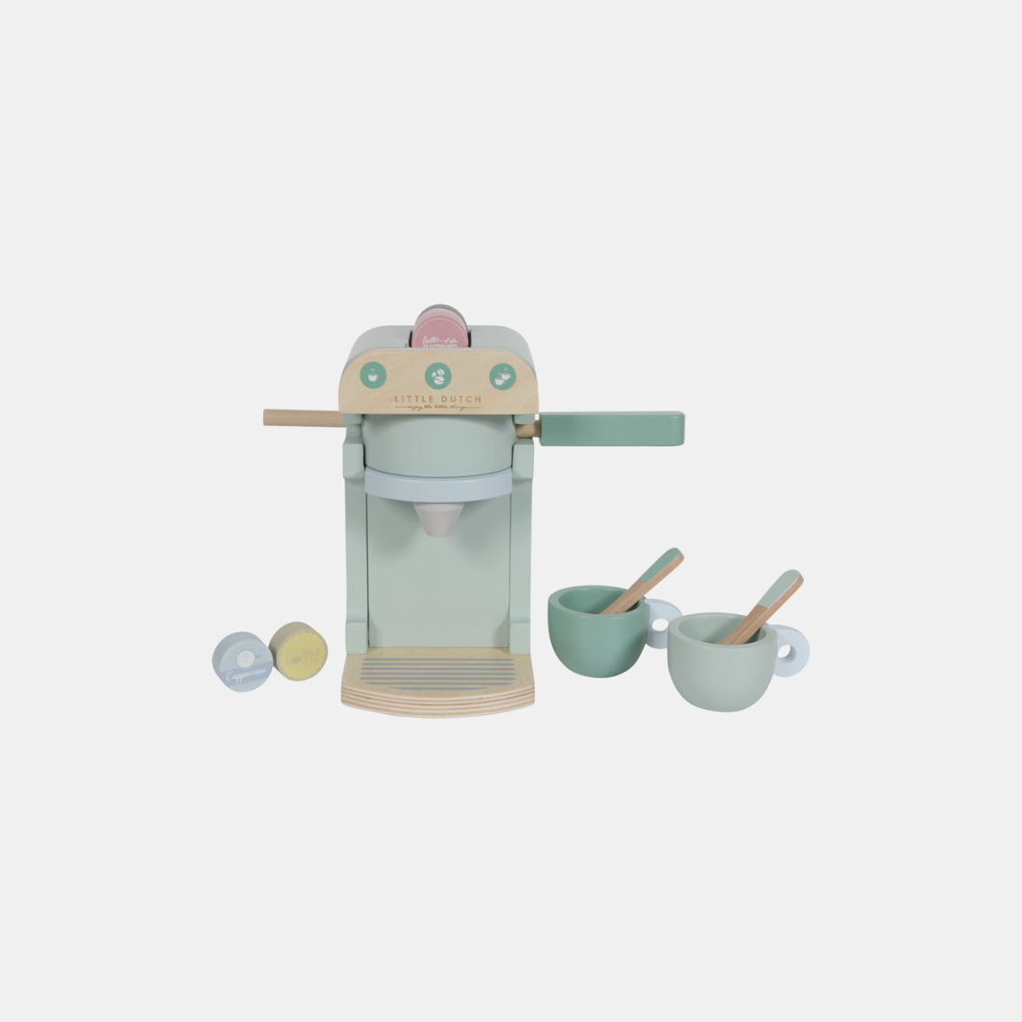 LD4460-Coffee-Machine-5_main.jpg Espressor de cafea din lemn Little Dutch - imagine 1