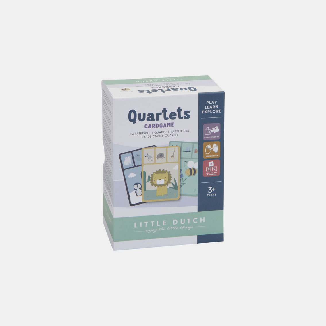 LD4481-Quartets-Product-1_main.jpg Joc de cărți cu animale Quartets Little Dutch - imagine 1