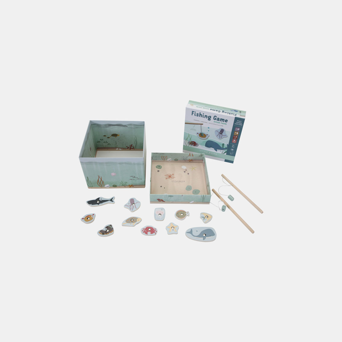 LD4483-Fishing-game-Product-1_main.jpg Joc de pescuit magnetic din lemn Little Dutch - imagine 1