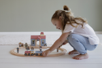 Gară cu figurine din lemn Extensie Little Railway Collection Little Dutch - imagine 6