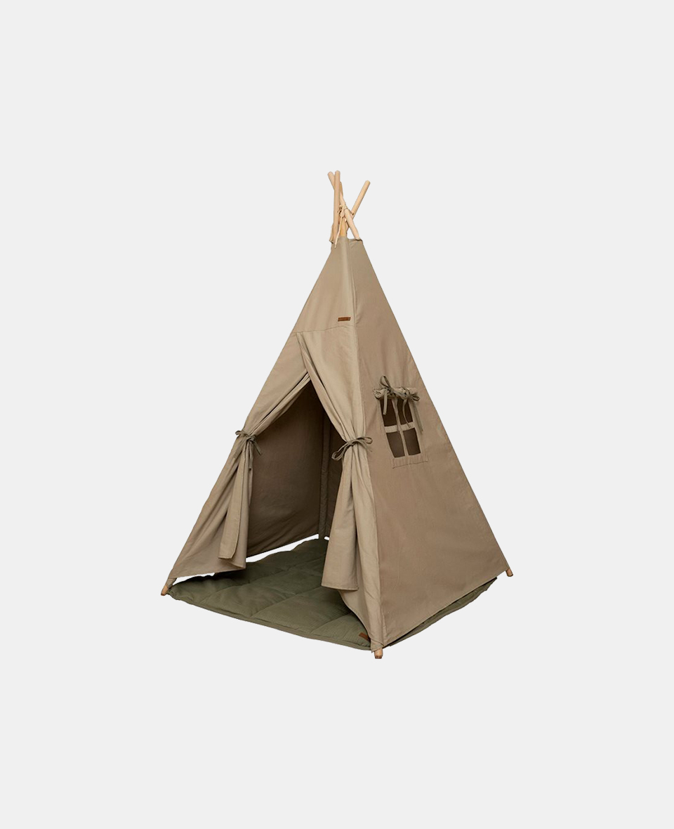 LD4514.jpg Cort Teepee pentru copii - Olive - Little Dutch - imagine 1