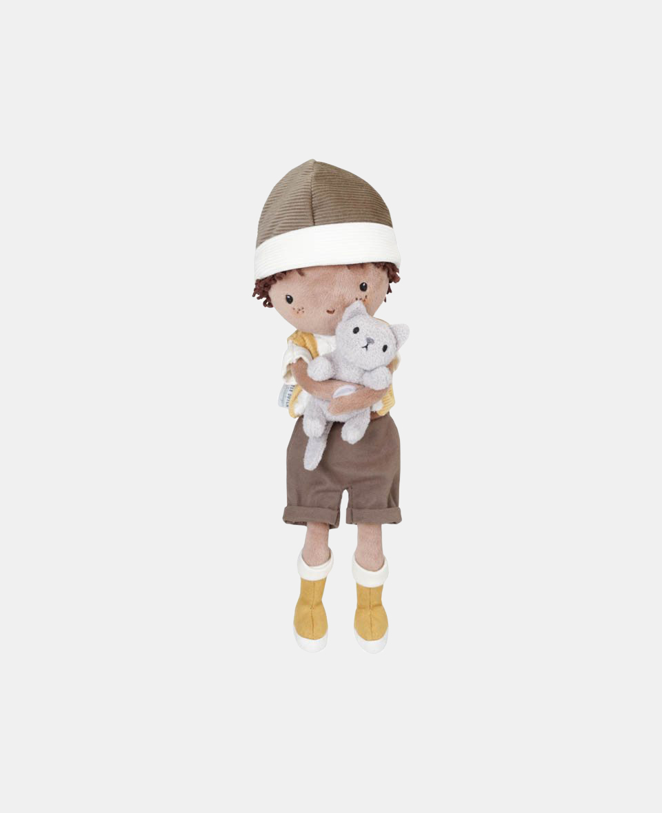 LD4537.jpg Papusa textila Jake - 35 cm - Little Dutch - imagine 1